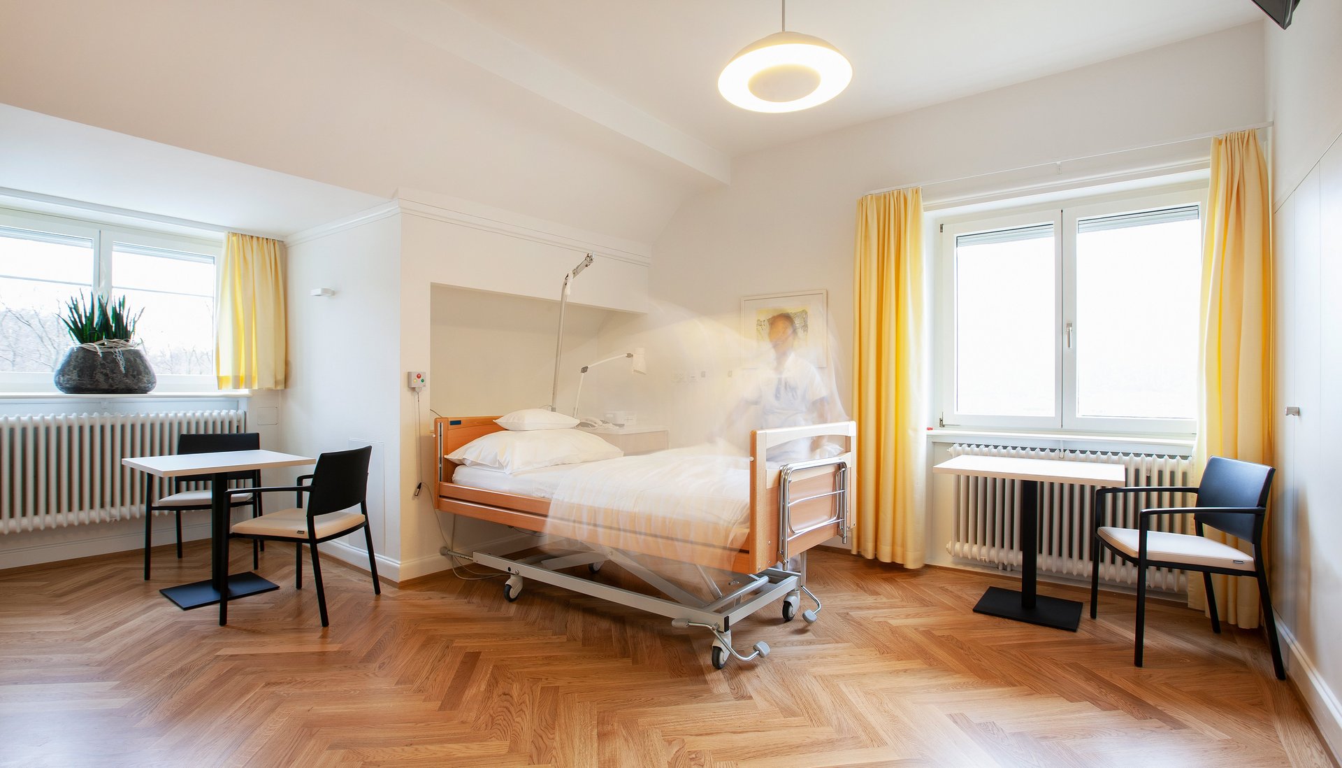 Klinik Susenberg: helles Zimmer